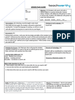 Lesson Plan Guide Practice - Editable