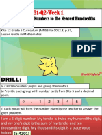 MATH 5 - Rounding Decimal Numbers To The Nearest Hundreds Q2