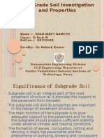 Sub Grade Soil Investigation