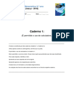 Teste de Avaliação 9º Ano