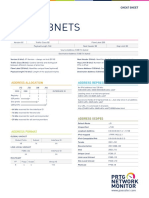 Ipv6 Subnet Cheatsheet