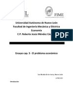 El Problema Economico Ensayo Cap 3 Economia