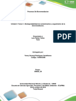 Unidad 2-Tarea 3 - Biodegradabilidad de Contaminantes y Seguimiento de La Biorremediacion