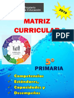 Matriz Curricular 5º