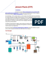 Effluent Treatment Plants (ETP)