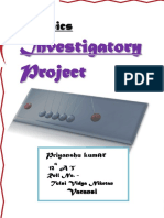 Physics Investigatory Project