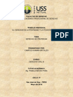 Articulo. EL DERECHO DE LA PROPIEDAD Y LA POSICIÓN INFORMAL