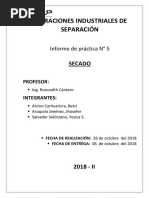 Operaciones Industriales de Separación 5