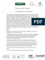 Convocatoria de Trabajos: Acceso A La Justicia en Las Américas - ES