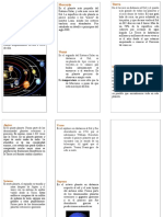 Triptico Sistema Planetario