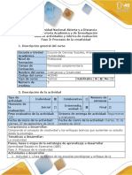 Guía de Actividades y Rubrica de Evaluación - Fase 3 - Procesos de La Creatividad