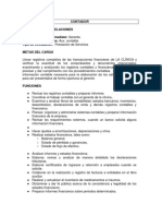 Modelo de Manual de Funciones