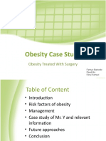 Obesity Case Study: Obesity Treated With Surgery