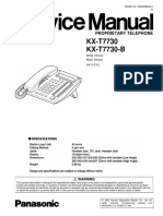 Panasonic KX t7730 KX t7730 B