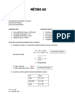 Método Aci Práctica (Solución Paso A Paso)