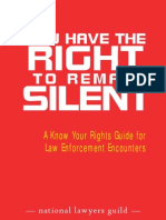 You Have The RIght To Remain Silent