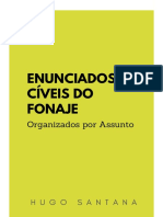 Enunciados Do FONAJE Organizados Por Assunto