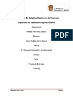 2.1 Direccionamiento y Enrutamiento