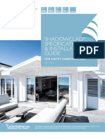 2018 CHH Shadowclad CavityConstructionSpecificationInstallationGuide NZ V9.01-Web