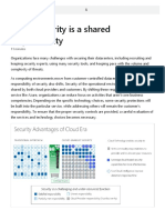 Cloud Security Is A Shared Responsibility - Learn - Microsoft Docs