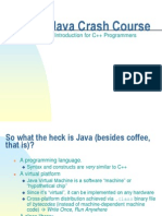 Java Crash Course: A Tutorial Introduction For C++ Programmers