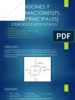 Tensiones y Deformaciones (Planos Principales)