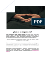 Yoga Mudras de Protección y Sanación