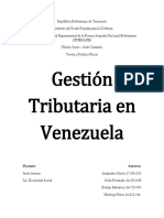 Gestión Tributaria en Venezuela (TRABAJO)