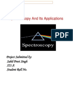 CBSE XII Chemistry Project Spectroscopy and Its Applications