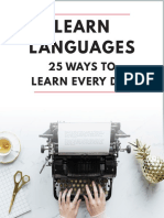 Learn Languages 25 Ways To Learn Every Day