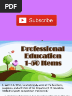 Professional Education