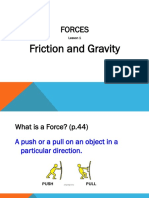 Friction and Gravity