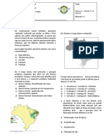 Biomas Avaliação 4 Bimestre 6 B