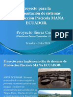 Proyecto de Crianza Organiza y Exportacion de Trucha y Tilapia - Mana Ecuador 2019