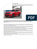 Dodge Durango Comes Packed With An Effective Engine