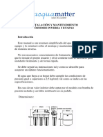 Instrucciones de Montaje OSMOSIS 5 ETAPAS