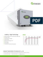 Growatt 1000-S Dan 1500-S Inverter Datasheet