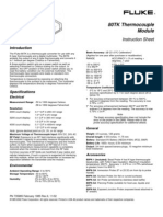 Fluke 80TK ThermoCouple Module