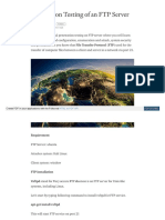 Penetration Testing of An FTP Server PDF
