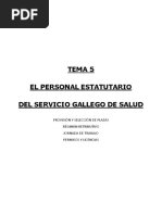 Tema 5 - El Personal Estatutario Del Serv Gallego Salud