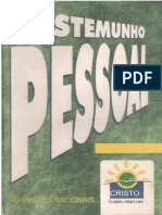 Testemunho Pessoal - Manual