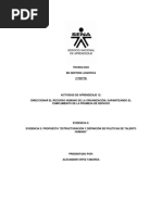 Evidencia 5 Propuesta Estructuración y Definición de Políticas de Talento