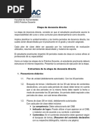 Informaciòn de La Etapa de Docencia Directa