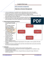 Role of Big Data in Disaster Management