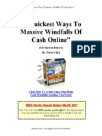 Ewen Chia - 5 Quickest Ways To Massive Windfalls of Cash Online (The Special Report) - Stuff Your Inbox With Cash™