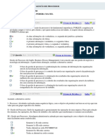 GESTÃO de PROCESSOS. - Avaliando o Aprendizado 1 A 10