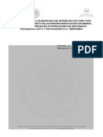 Lineamientos para La Elaboración Del Informe de Auditoría