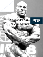 13 Dicas para Ganho de Massa Muscular PDF