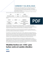 Dióxido de Carbono y Cal en El Agua