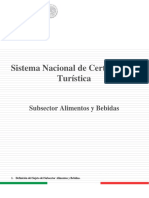 Alimentos Bebidas CERTIFICACIÓN